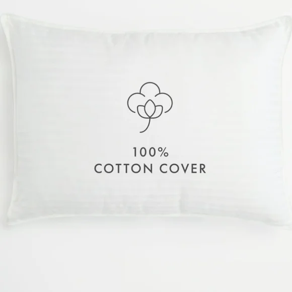 Cooling Gel Fiber Pillow 2-Pack Queen For All Sleep Styles-Back, Side & Stomach - Picture 6 of 7